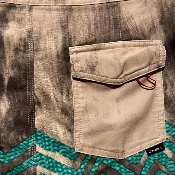 O'Neill Hyperfreak Zigee Boardshorts Men Beach Swim Short Men's Sz 30 - Picture 5 of 6